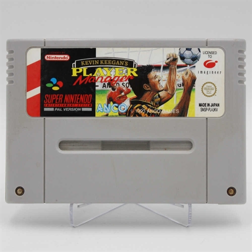 Kevin Keegan's Player Manager - SNES - Cartridge - (UKV) (B Grade) (Genbrug)